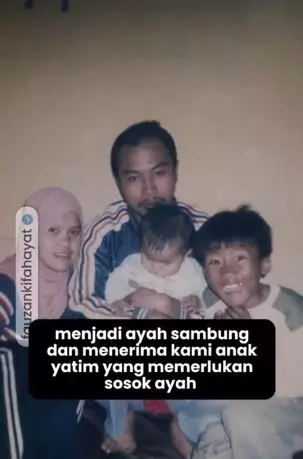 Kisah haru antara anak dan ayah sambung TikTok