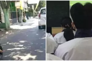 15 Potret lucu orang pas difoto dari belakang, penampakannya kocak