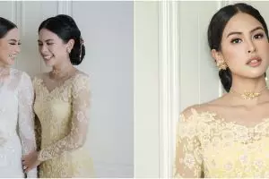 11 Pesona Maudy Ayunda di rangkaian nikah adik, anggun dan elegan