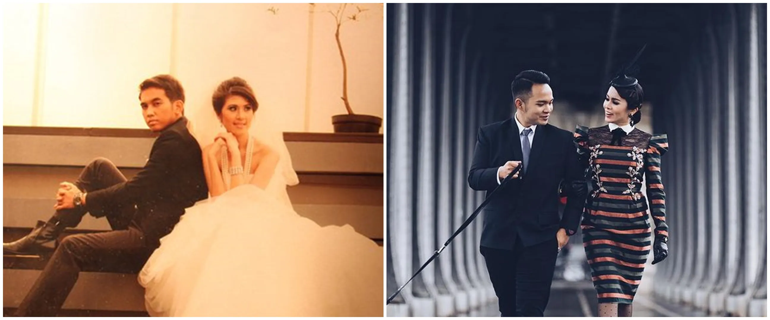 Potret prewedding 9 vokalis band, poni klimis Ryan D'Masiv ikonik