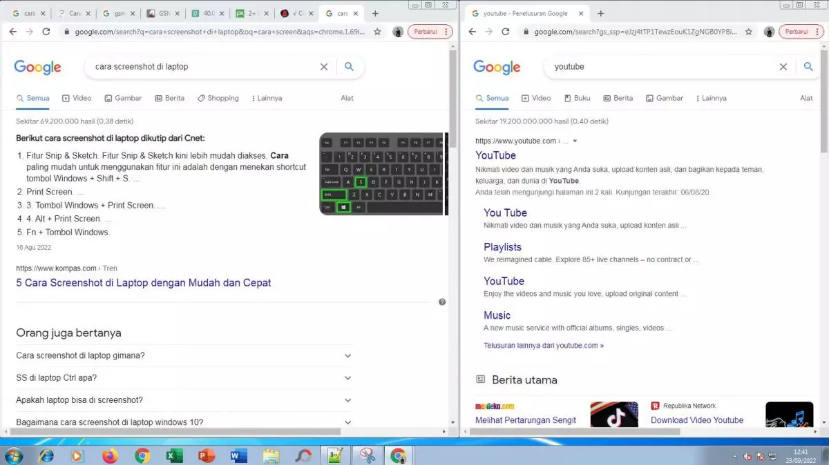 Cara membagi layar laptop menjadi 2 di Windows 10, bikin kerja efisien