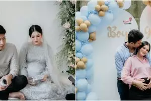 11 Momen pengajian dan gender reveal Yasmine Ow, istri Aditya Zoni