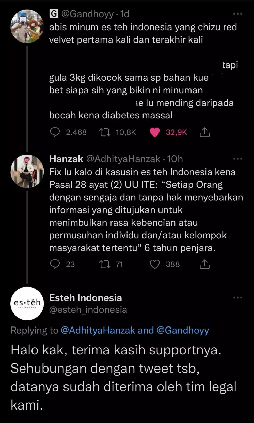 somasi es teh Indonesia © berbagai sumber somasi es teh Indonesia © berbagai sumber