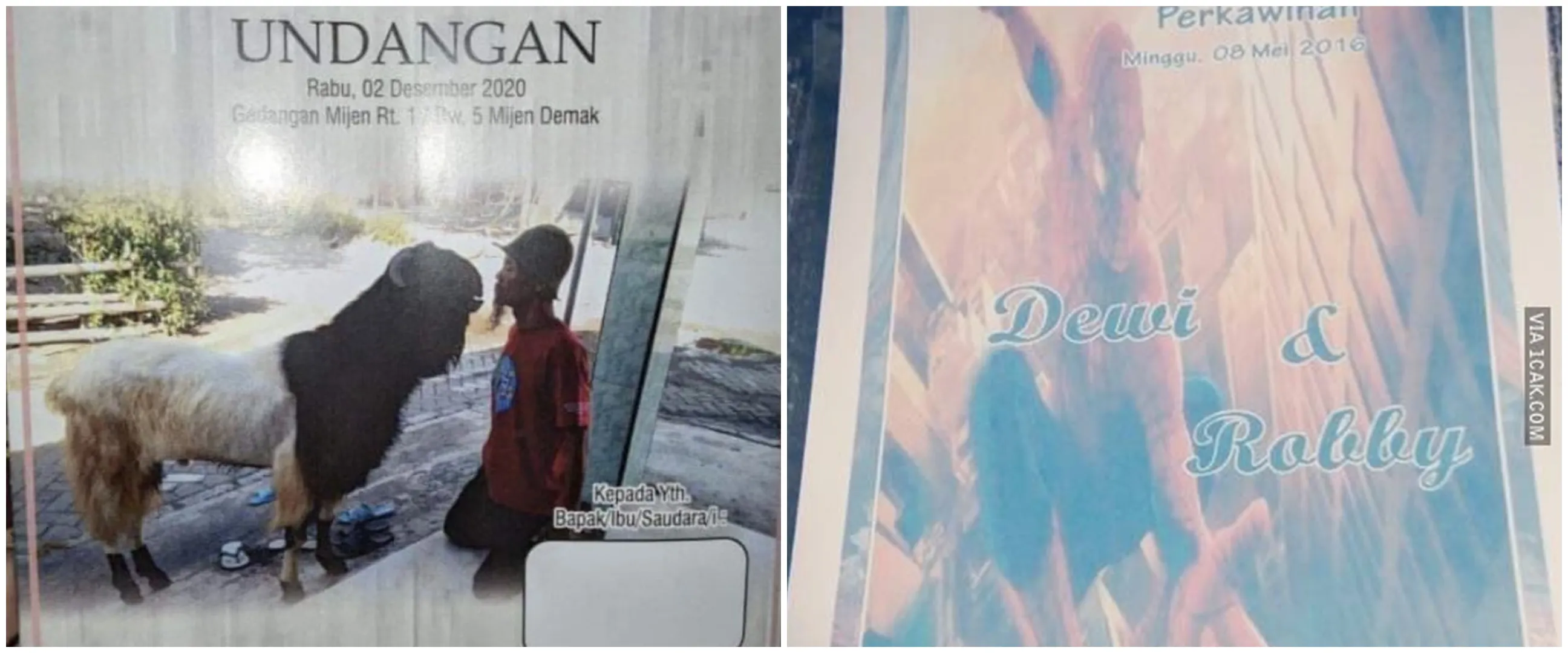 11 Foto nyeleneh di undangan ini konsepnya bikin nggak abis pikir