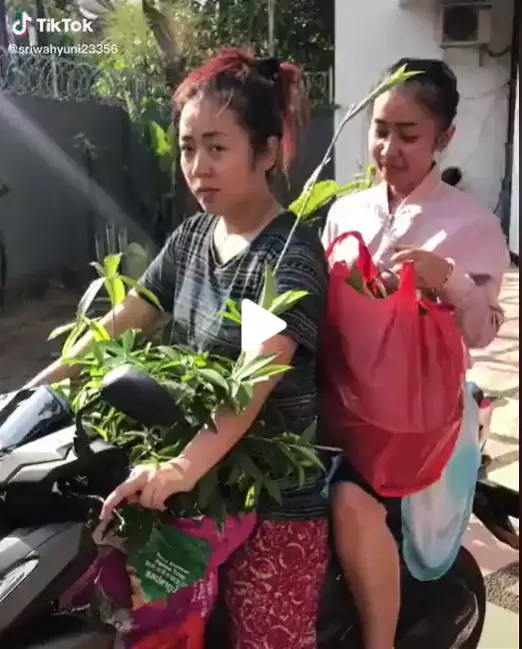 Gaya polosan Soimah pakai kaos oblong © 2022 TikTok Gaya polosan Soimah pakai kaos oblong © 2022 TikTok