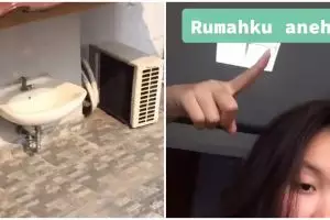 Potret rumah berdesain nyeleneh, ada pintu unfaedah di dalam kamar