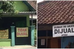 21 Tulisan kocak di spanduk jual rumah ini bikin ketawa lepas