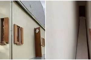 9 Potret dalam rumah ramping ini nyeleneh, perabotan serba 'gepeng'