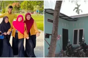 9 Penampakan rumah Surya Manurung dan keluarga, sederhana di kampung