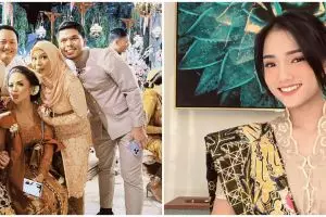 9 Pesona Fuji di acara tedak siten Ameena, anggun berkebaya