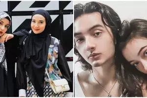 Potret masa kecil 13 seleb kakak adik, Mayang & Vanessa Angel akrab