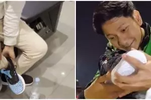 Kisah driver ojek online wujudkan beli sepatu impian, bikin haru