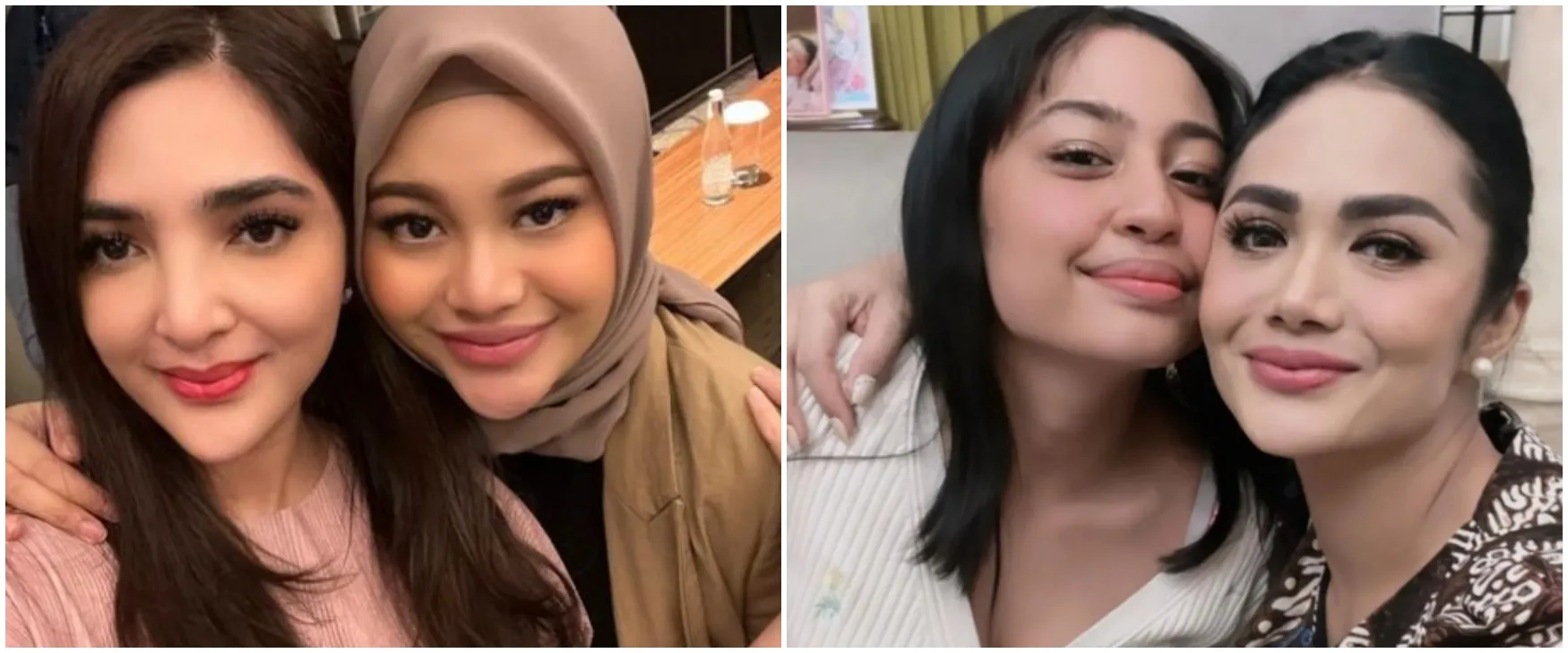 Kekompakan 12 seleb cantik dengan putri sambung, gayanya bak seumuran