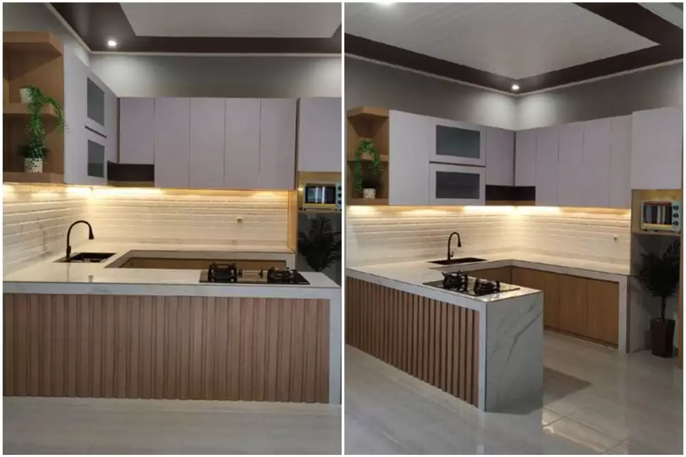 dapur usai dimakeover ini nyeleneh © TikTok