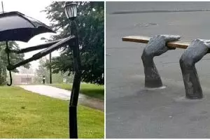 11 Desain kursi taman ini bentuknya antimainstream banget