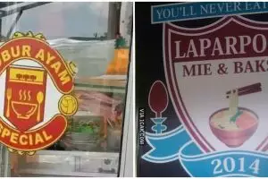 11 Potret marketing nyeleneh manfaatkan logo klub bola, kreatif abis