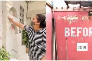 Transformasi teras usai dimakeover modal Rp 2 juta jadi Instagramable