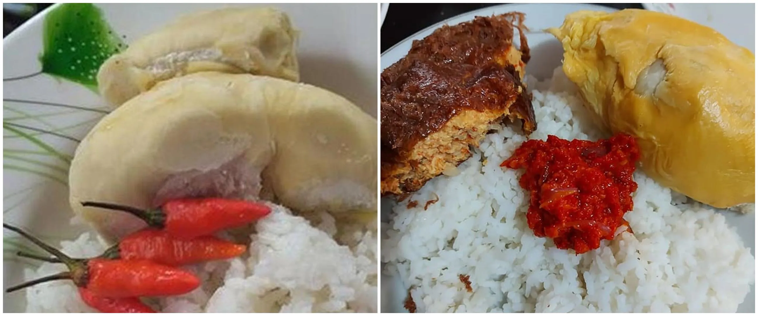 11 Potret makan nasi pakai buah ini bikin selera langsung lenyap