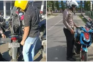 19 Tingkah lucu pengendara kena tilang, alasannya bikin tepuk jidat