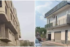 17 Penampakan lucu rumah ramping ini desainnya bikin bingung