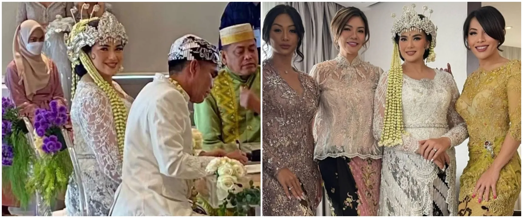 Dinikahi anggota DPRD, intip 11 momen perkawinan Catherine Wilson