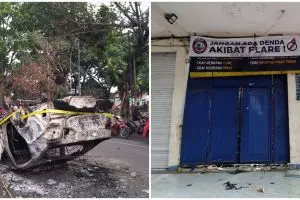11 Potret terkini stadion Kanjuruhan usai rusuh, banyak bangkai mobil