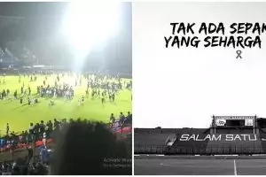 Curhat pilu istri saat sang suami selamat dari tragedi Kanjuruhan