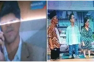 11 Potret lucu nonton sinetron di TV rusak, bikin ketawa