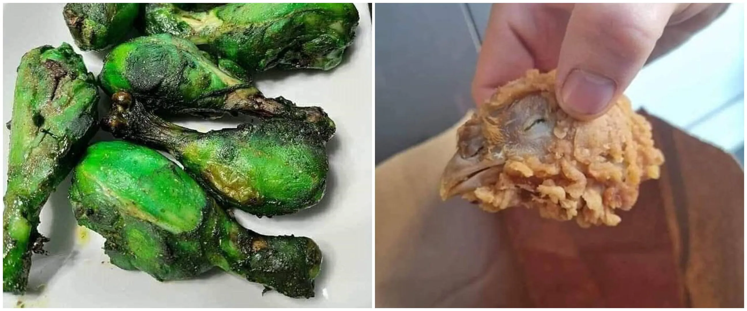 13 Potret nyeleneh ayam goreng ini bikin senyum terpaksa
