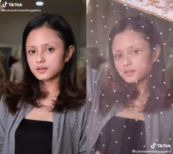 wanita dirias mirip Preity Zinta © TikTok