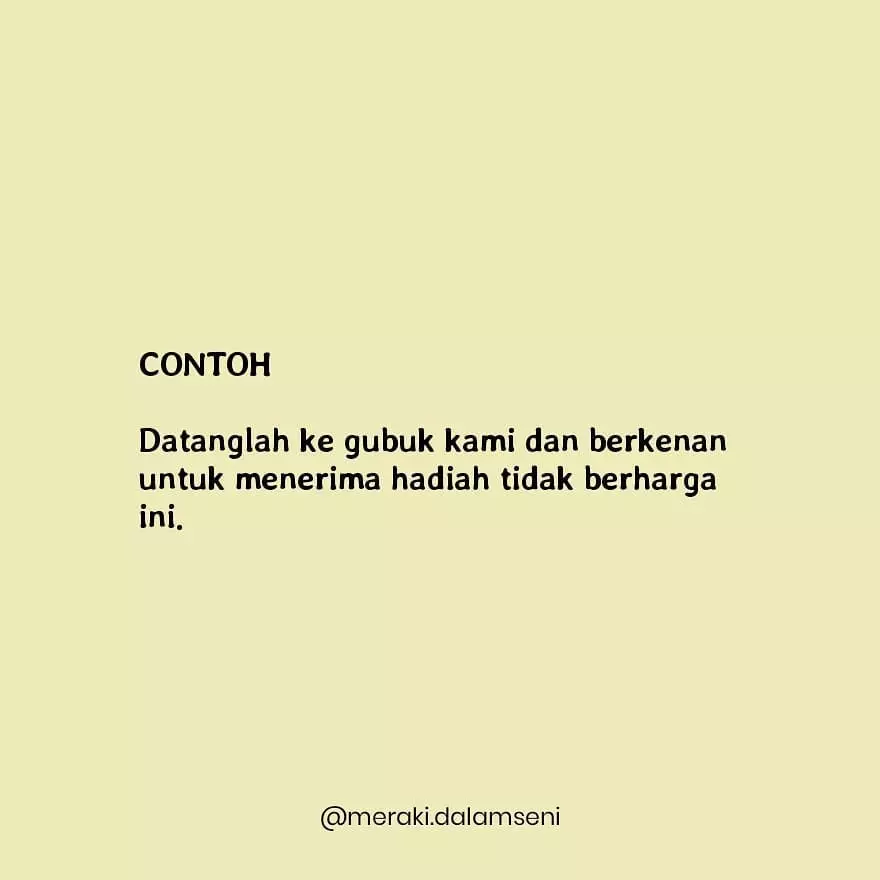 contoh kalimat © 2022 brilio.net contoh kalimat © 2022 brilio.net