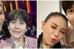 Momen Ivan Gunawan dan Rossa ketemu Kyuhyun SUJU, akrab bikin iri fans