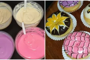 9 Cara menghias donat dengan glaze, hasilnya cantik dan rapi