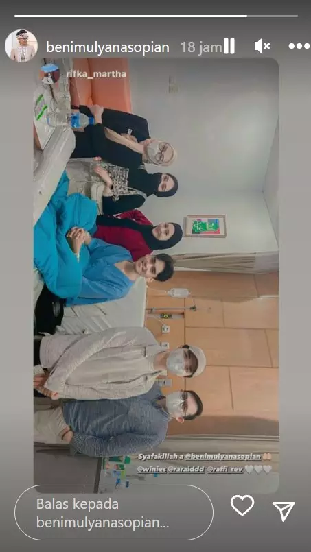 kakak Lesty Kejora sakit hingga dirawat Instagram