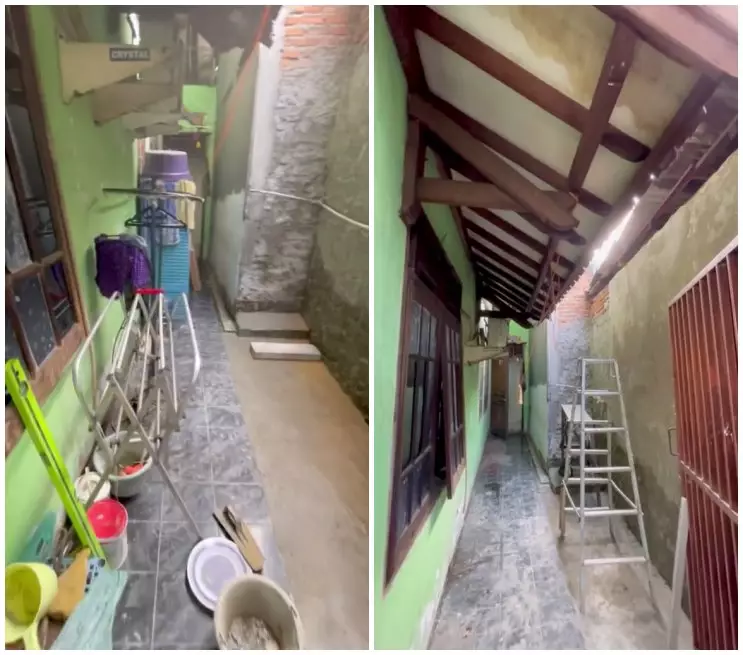 makeover lahan kosong samping rumah © TikTok