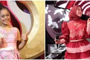 11 Transformasi busana manggung Lesty Kejora, sewa gaun buat audisi