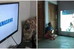 11 Momen lucu orang nyalain TV ini ada-ada aja nyelenehnya