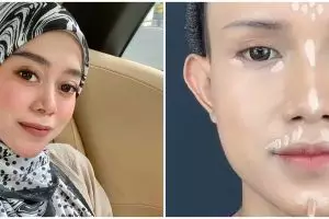 Pria ini bikin transformasi makeup Lesty Kejora, hasilnya bikin takjub