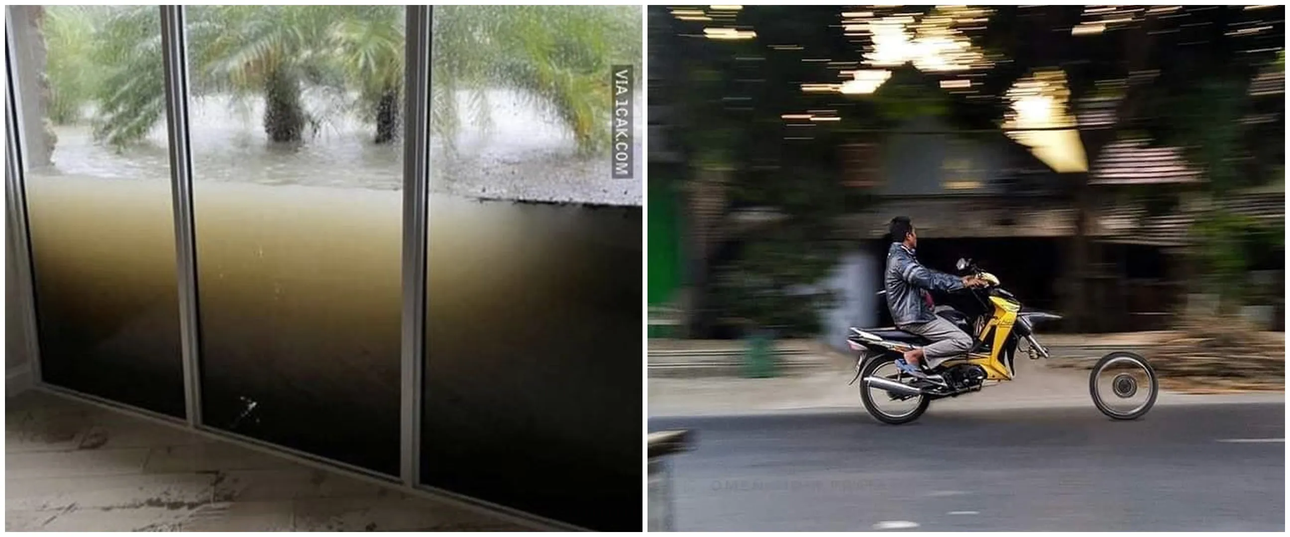 11 Momen lucu nyaris ketiban apes yang bikin deg-degan lihatnya