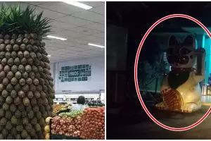 11 Penampakan lucu hiasan berukuran jumbo, bikin melongo