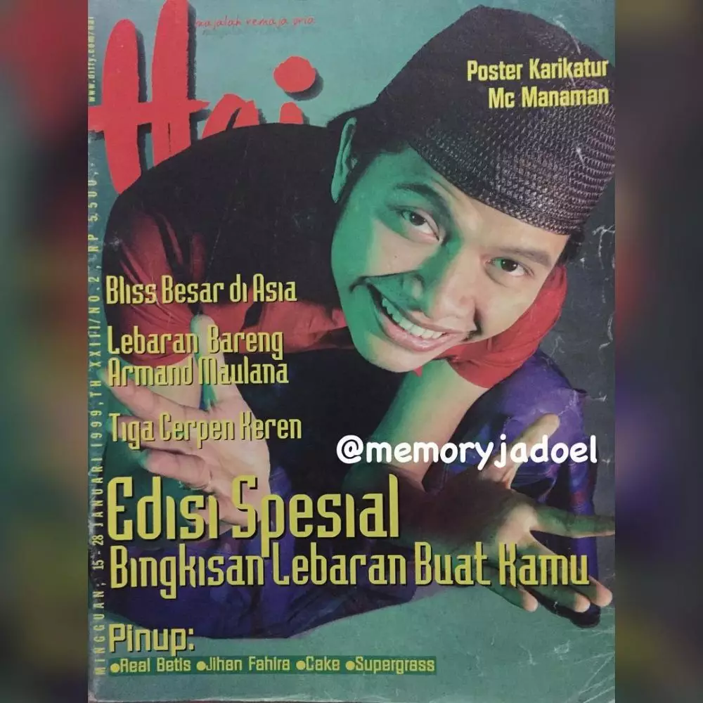 potret lawas suami penyanyi jadi cover majalah © berbagai sumber