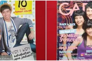 Potret lawas 9 suami penyanyi di cover majalah, gaya khas zaman dulu