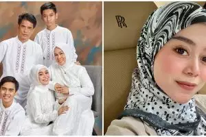Momen Lesty berangkat umrah usai alami KDRT, wajah ditutupi cadar