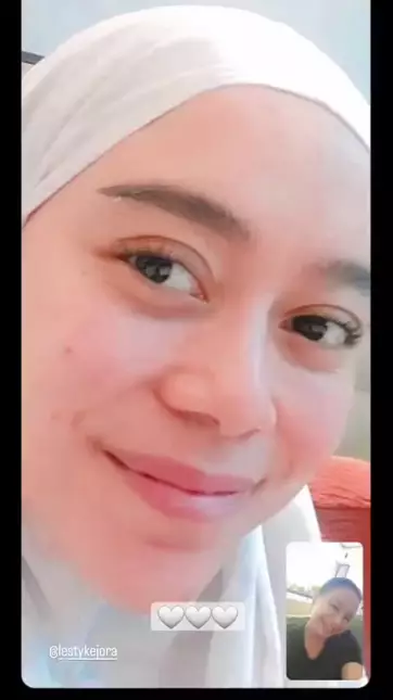 Rossa video call lesty © Instagram