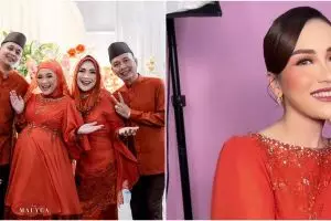 9 Pesona Ayu Ting Ting di tasyakuran 7 bulan adiknya, tampil menawan