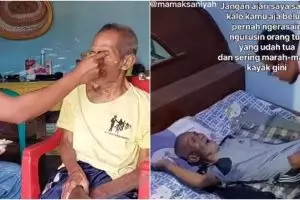 Ketulusan anak urus ayahnya yang lansia, rela resign meski gaji besar