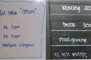 13 Peraturan nyeleneh tarif di toilet ini bikin geleng kepala