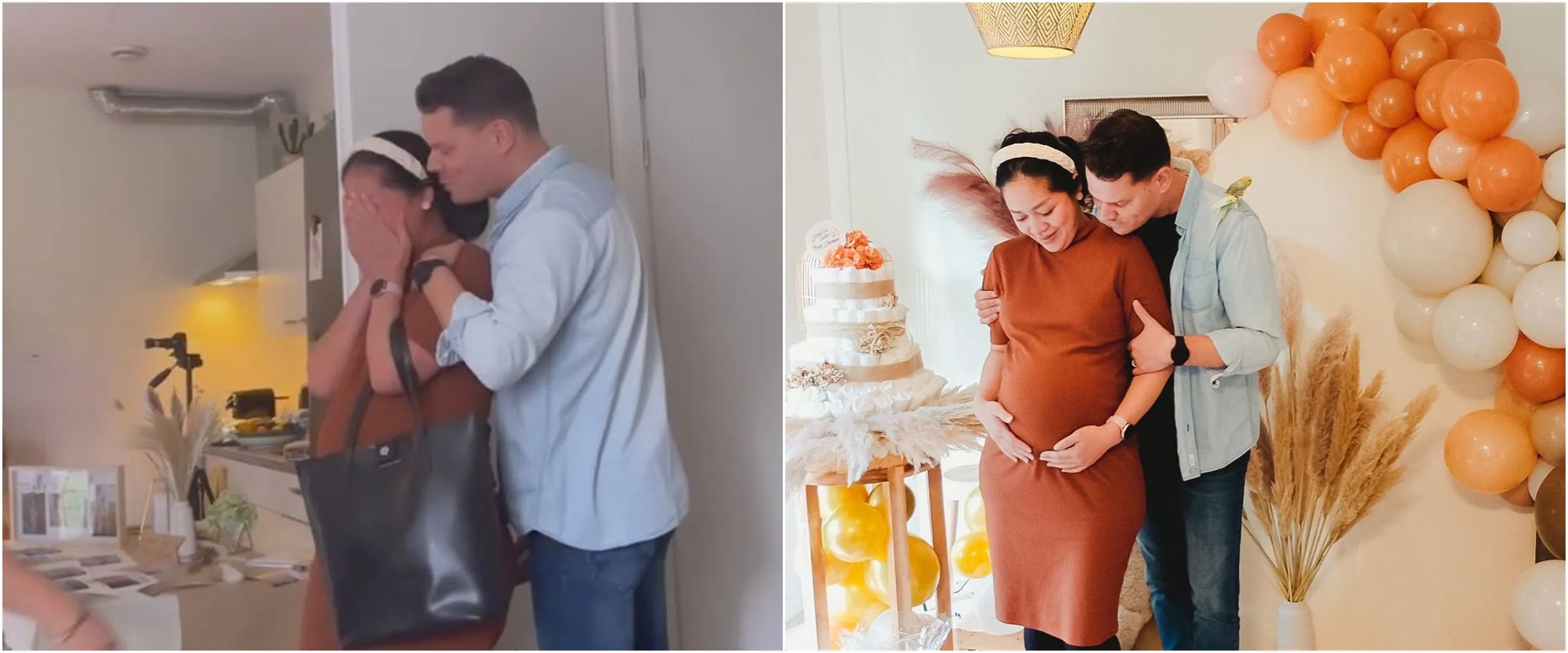 11 Momen kejutan baby shower Gracia Indri, jadi kado spesial