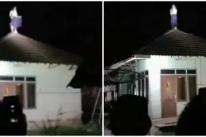 Hilang sejak maghrib, wanita asal Bawean ditemukan di atas atap rumah
