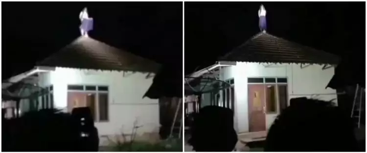 Hilang sejak maghrib, wanita asal Bawean ditemukan di atas atap rumah